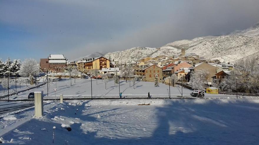 Nova nevada a cotes baixes a la Cerdanya