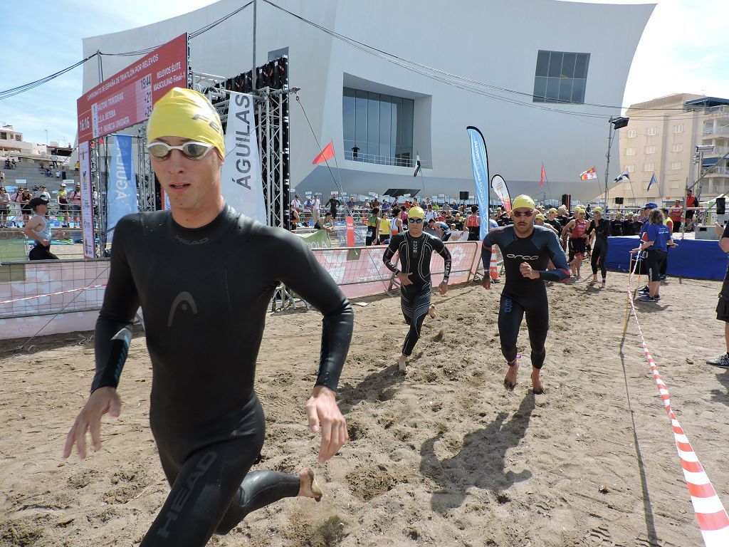 Campeonato de España de Triatlón de relevos en Águilas