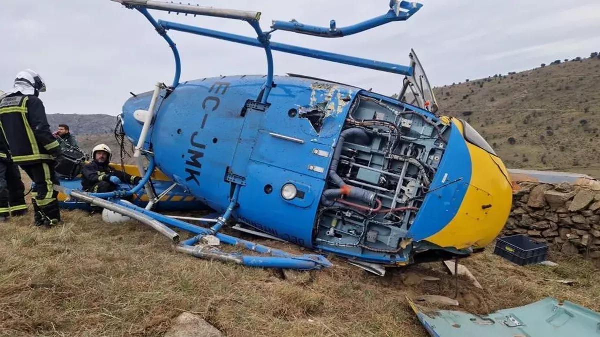 El piloto del helicóptero de la DGT que se estrelló en Madrid dio positivo en cocaína y metanfetaminas.