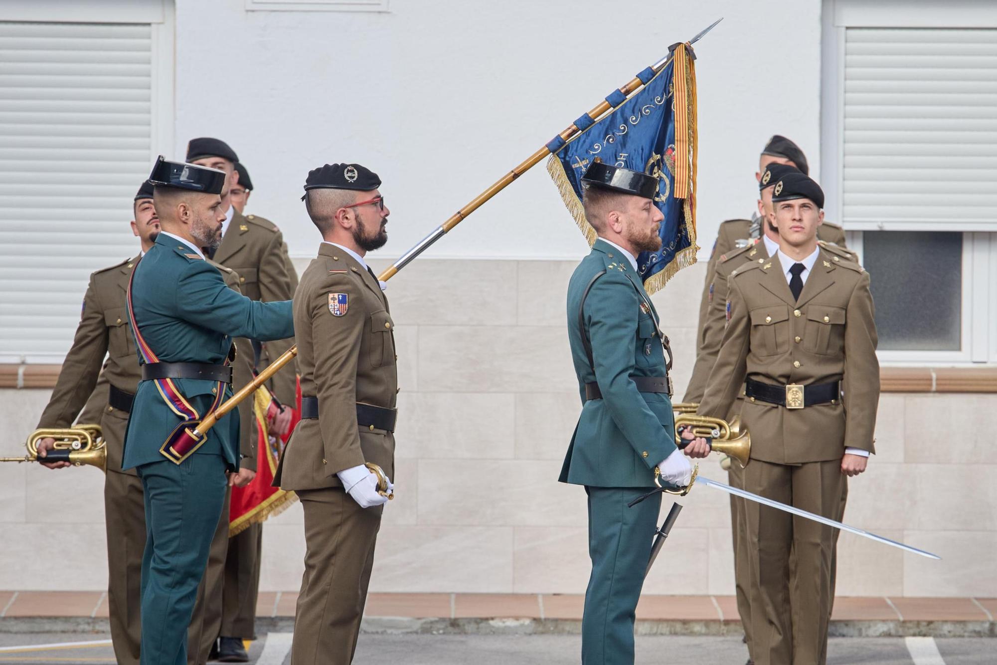 Imatges de la Guàrdia Civil celebrant la seva patrona a Girona