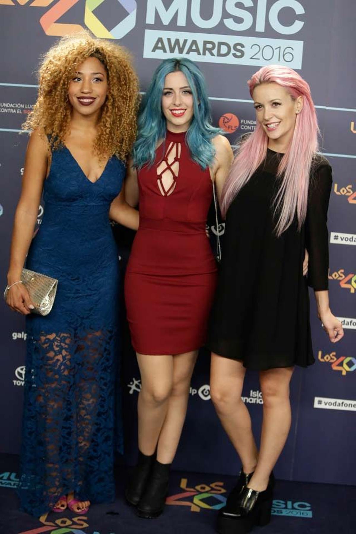 Sweet California en la cena de los 40 Music Awards