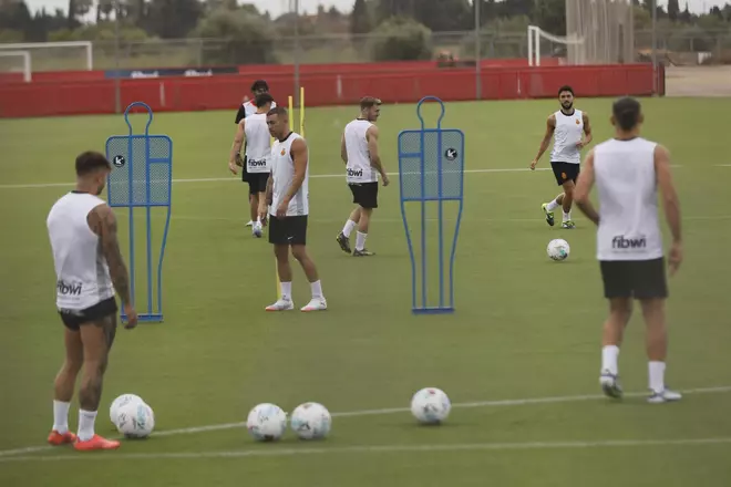 El Mallorca vuelve a entrenar en Son Bibiloni sin caras nuevas