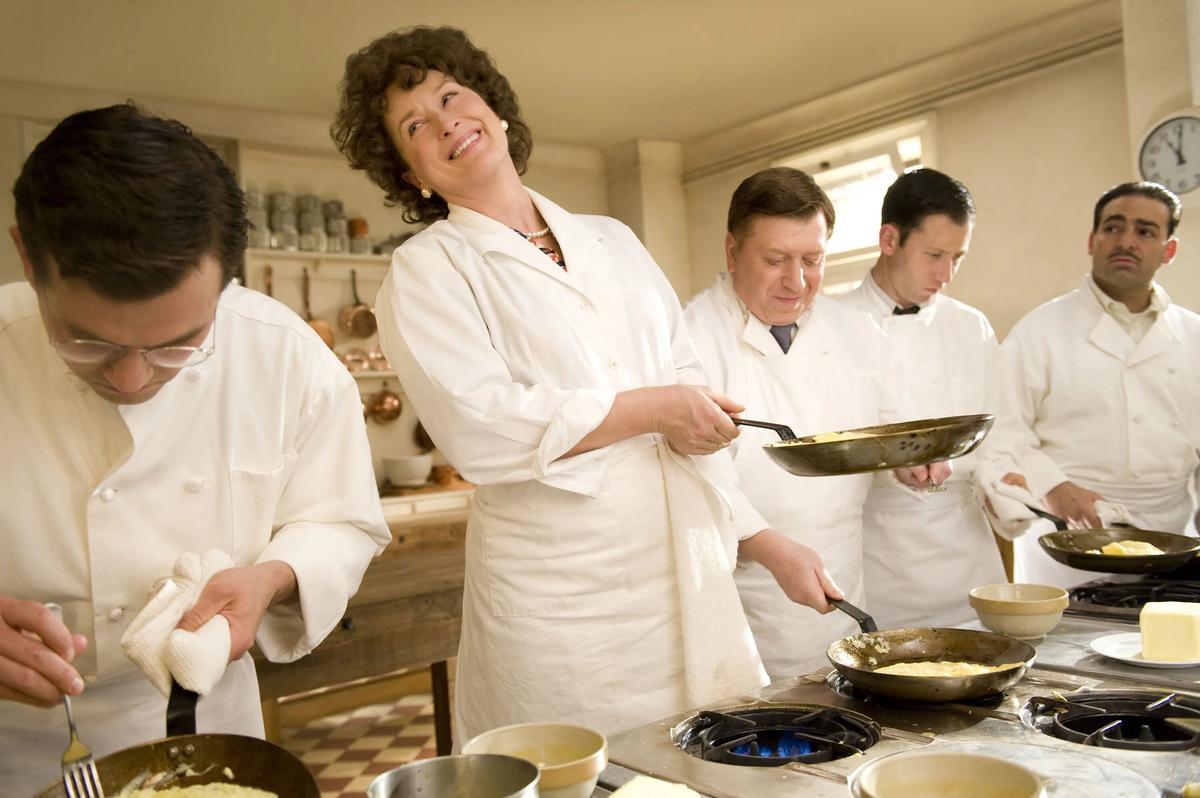 Meryl Streep como Julia Child en 'Julie &amp; Julia', que dirigió Nora Ephron.