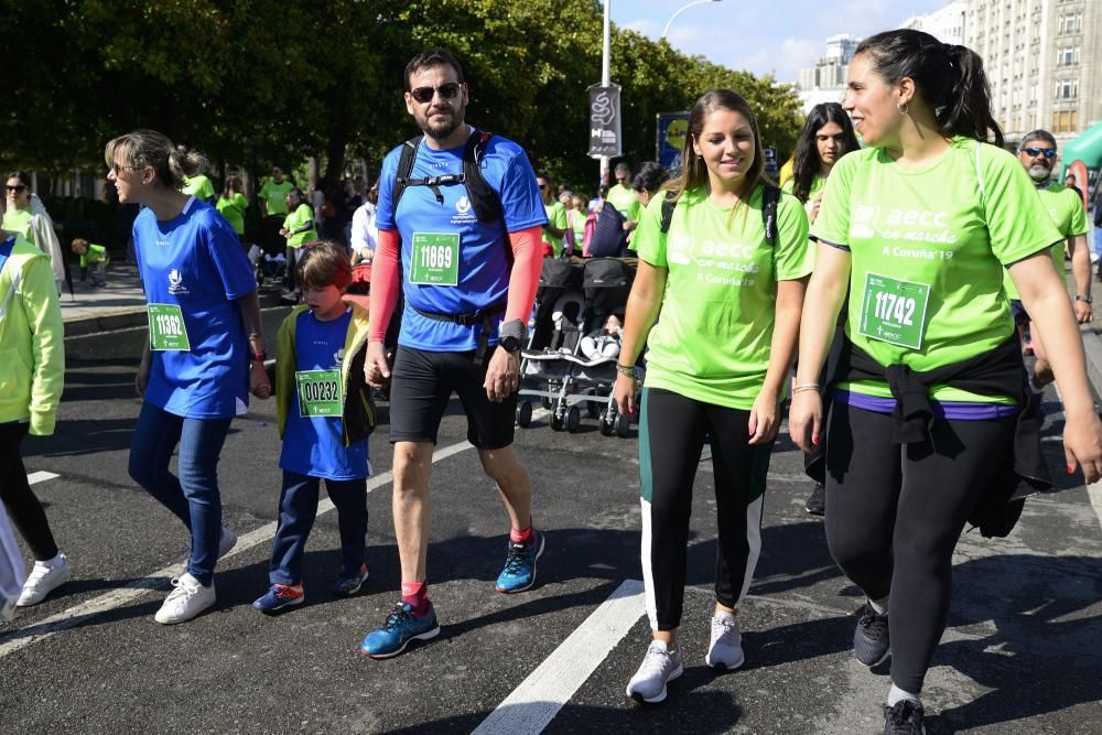 Carrera y caminata contra el cáncer en A Coruña