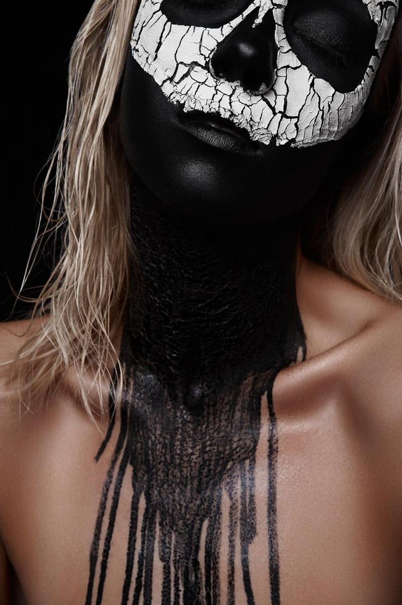 Maquillaje para Halloween: esqueleto
