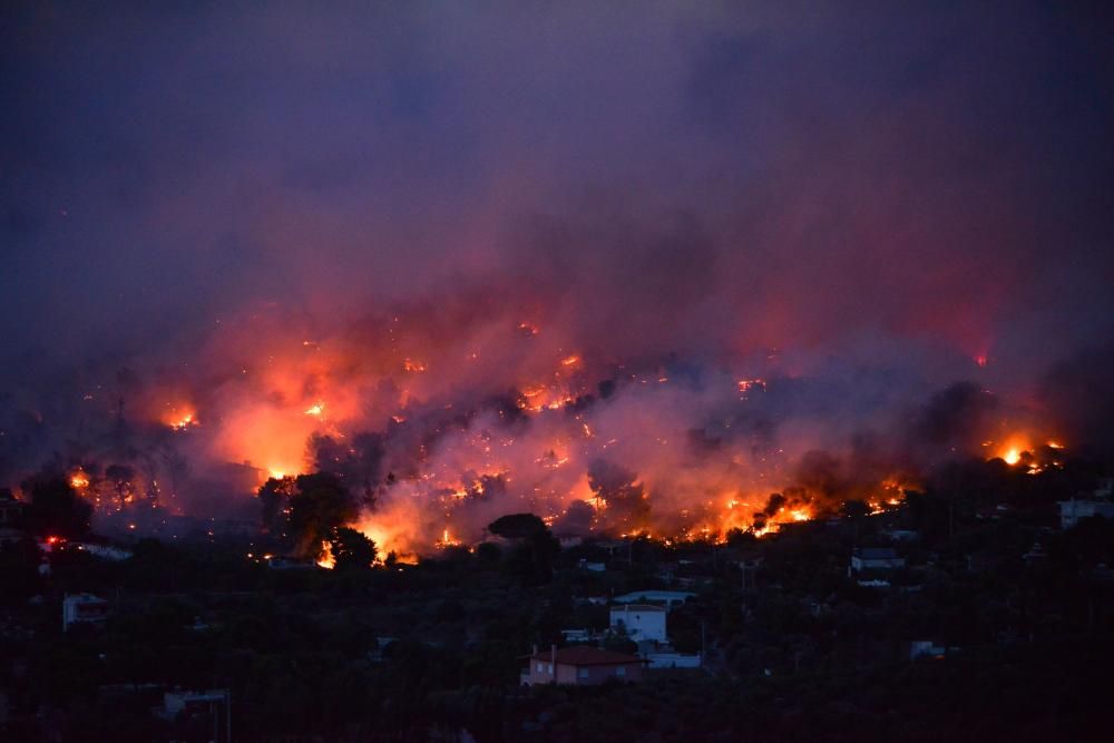 Las consecuencias de los incendios de Atenas