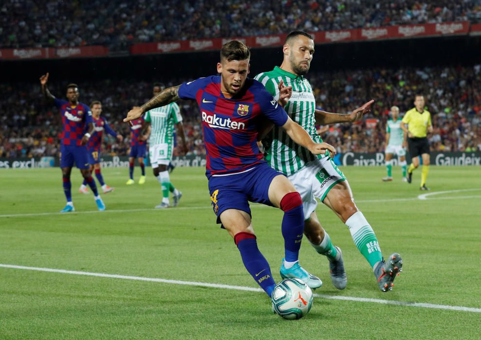 El Barça - Betis, en fotos