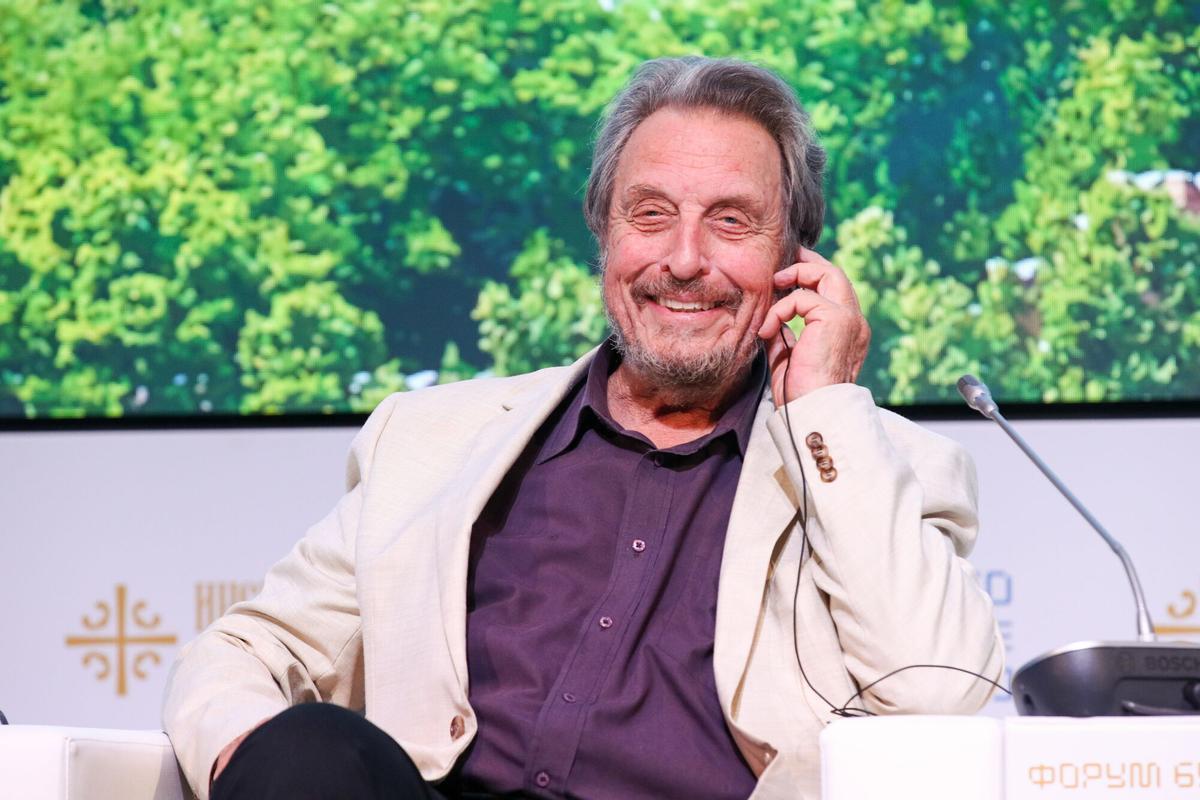 Errol Musk, el padre de Elon Musk, en el Forum of the Future 2050, en Moscú, el pasado junio.