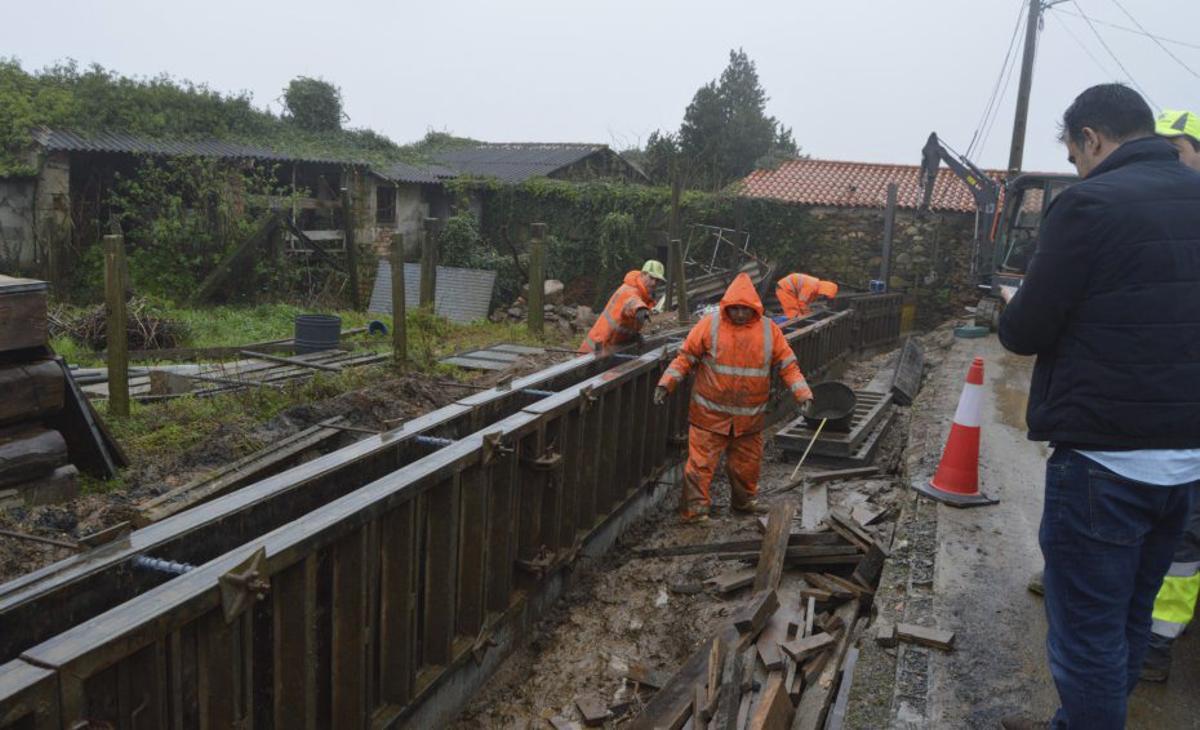 Trabajos bajo la lluvia en Arra. | FDV