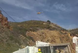 Una senderista de 68 años sufre una caída y se rompe el tobillo en la senda del Tangó de Xàbia