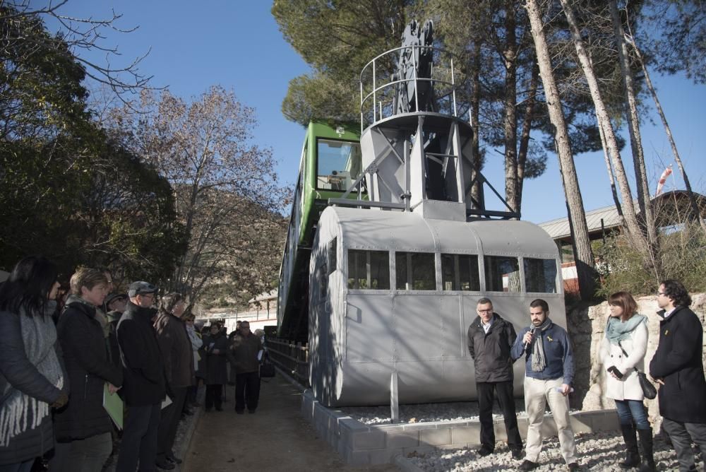 Recuperació de la cabina de l'aeri de Sant Jeroni