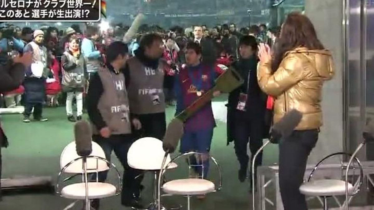 Exòtica entrevista a Messi.