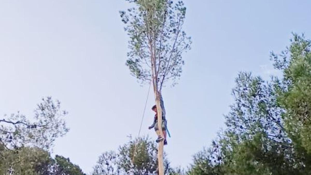 Una imagen de la fiesta del Pi infantil que se ha estrenado este sábado.