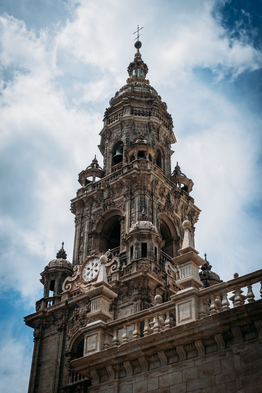 Torre del reloj de la catedral de Santiago de Compostela, llamada Berenguela