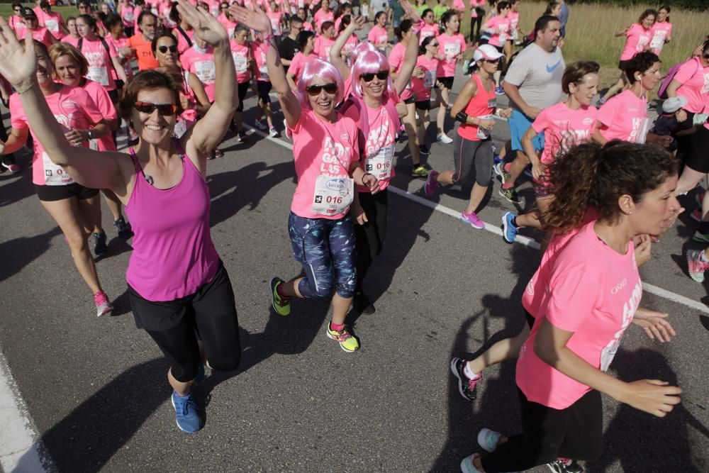 Carrera de la mujer en la zona este de Gijón.