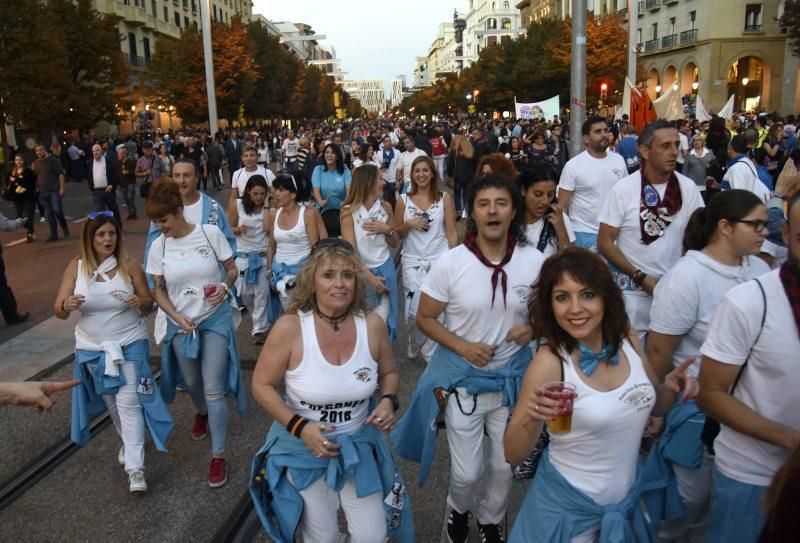 Las peñas de la Federación vuelven a tomar la calle en su maratón de charangas