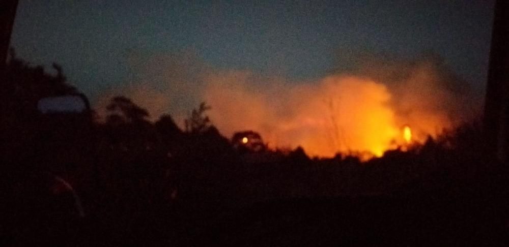 Incendio forestal en Garafía (La Palma)