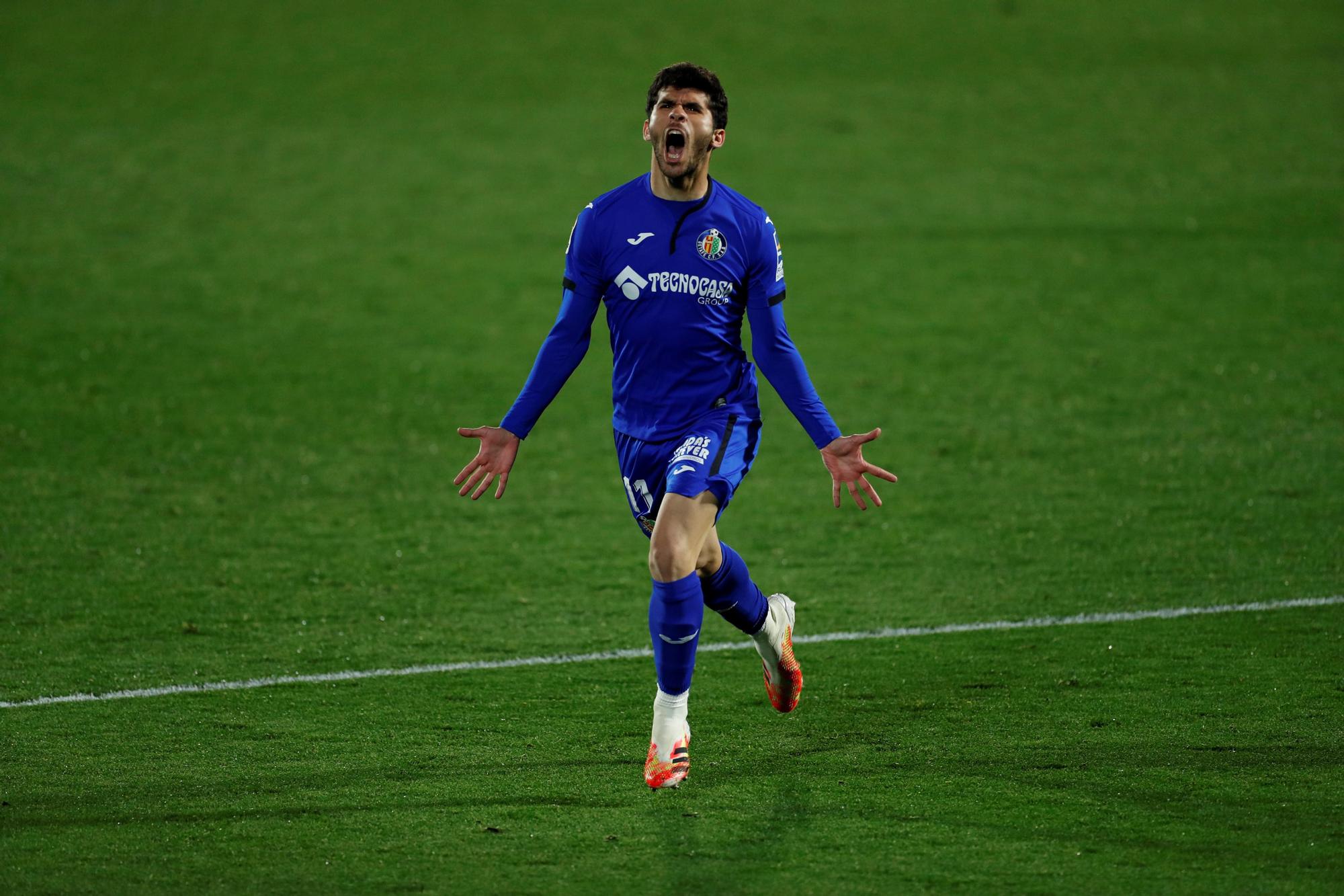 Las imágenes del partido entre el Getafe y el Valencia CF