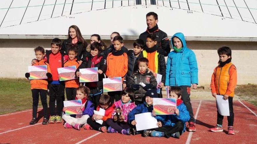 Participantes en el control de marcas de la EAD en el Cortizo.