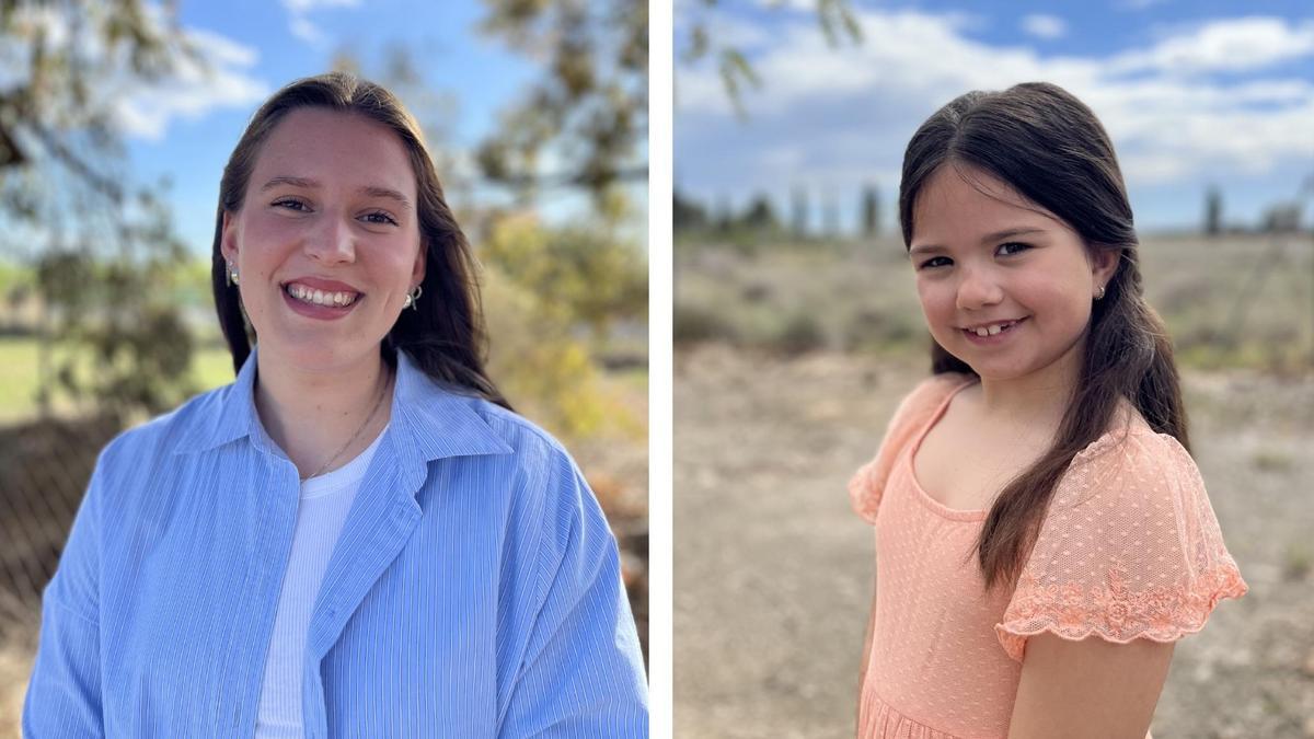 Las Reinas Mayor e Infantil de las Fiestas de Torrellano Bajo