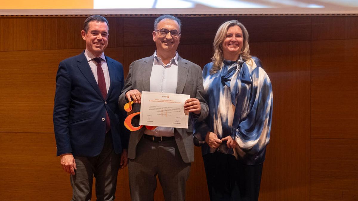 L'enginyer Josep Verdaguer és guardonat amb el Premi a l’Excel·lència en Projectes