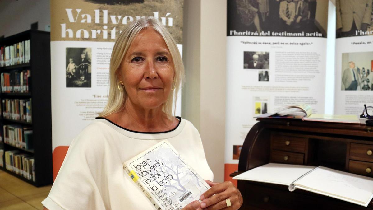 La comissària de l'any del centenari de Josep Vallverdú, Carme Vidal
