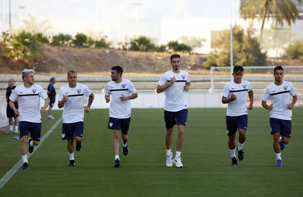 Primer entrenamiento del Málaga CF 2016/17