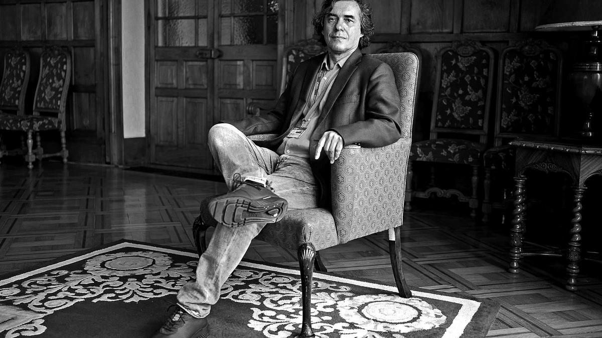 El escritor rumano Mircea Cărtărescu, fotografiado el año pasado en Santander.