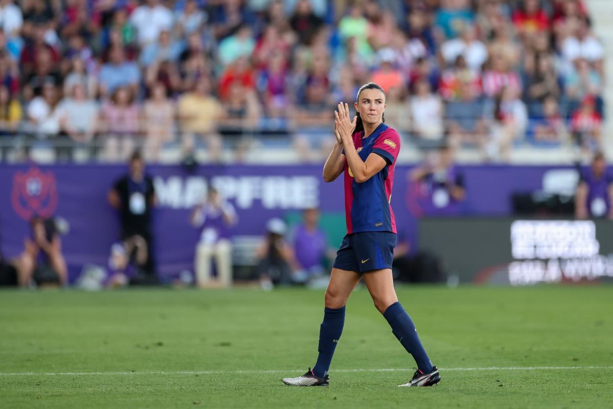 Ingrid Engen se marchó visiblemente emocionada del campo