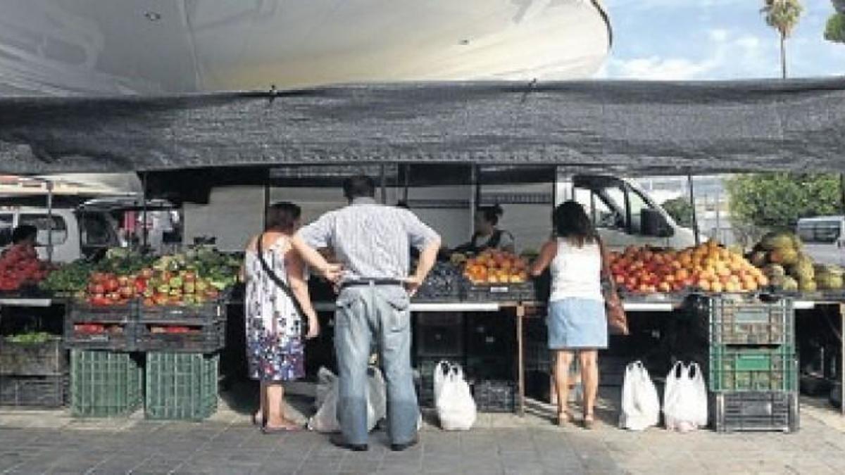 El mercadillo del Sector Sur vuelve a su ubicación clásica.