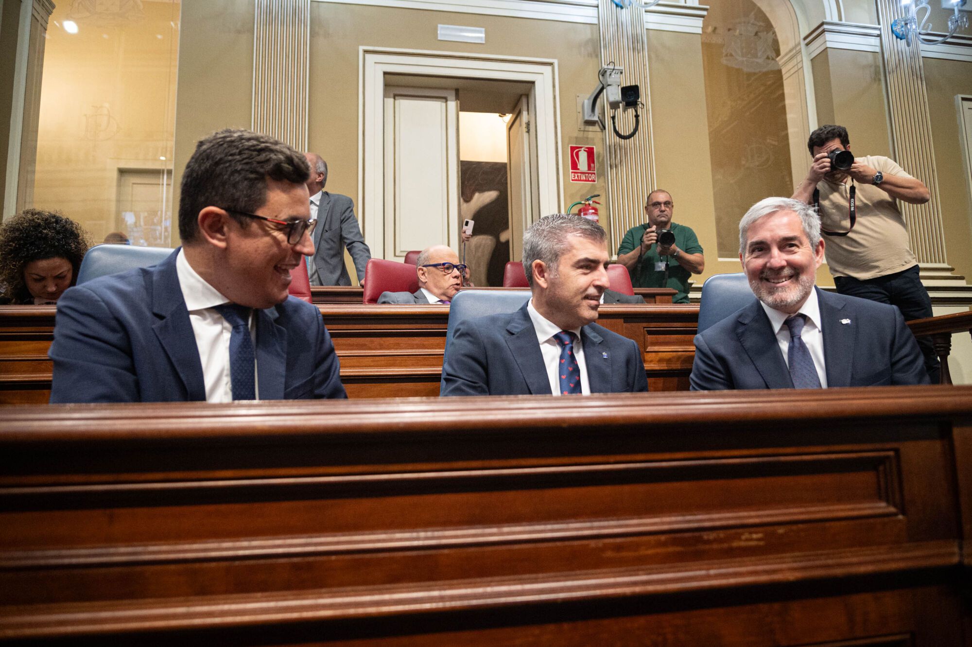 Pleno sobre el Debate de Estado de Nacionalidad en el Parlamento de Canarias.