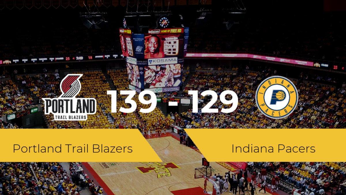 Triunfo de Portland Trail Blazers ante Indiana Pacers por 139-129