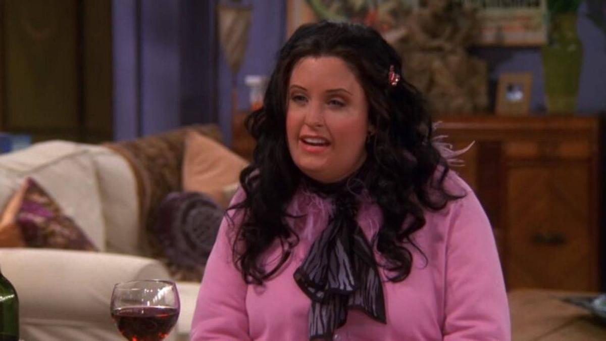 Mónica Geller en su pasado con sobrepeso en Friends