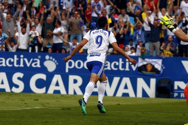 Sufrida victoria del Real Zaragoza contra el Sporting de Gijón