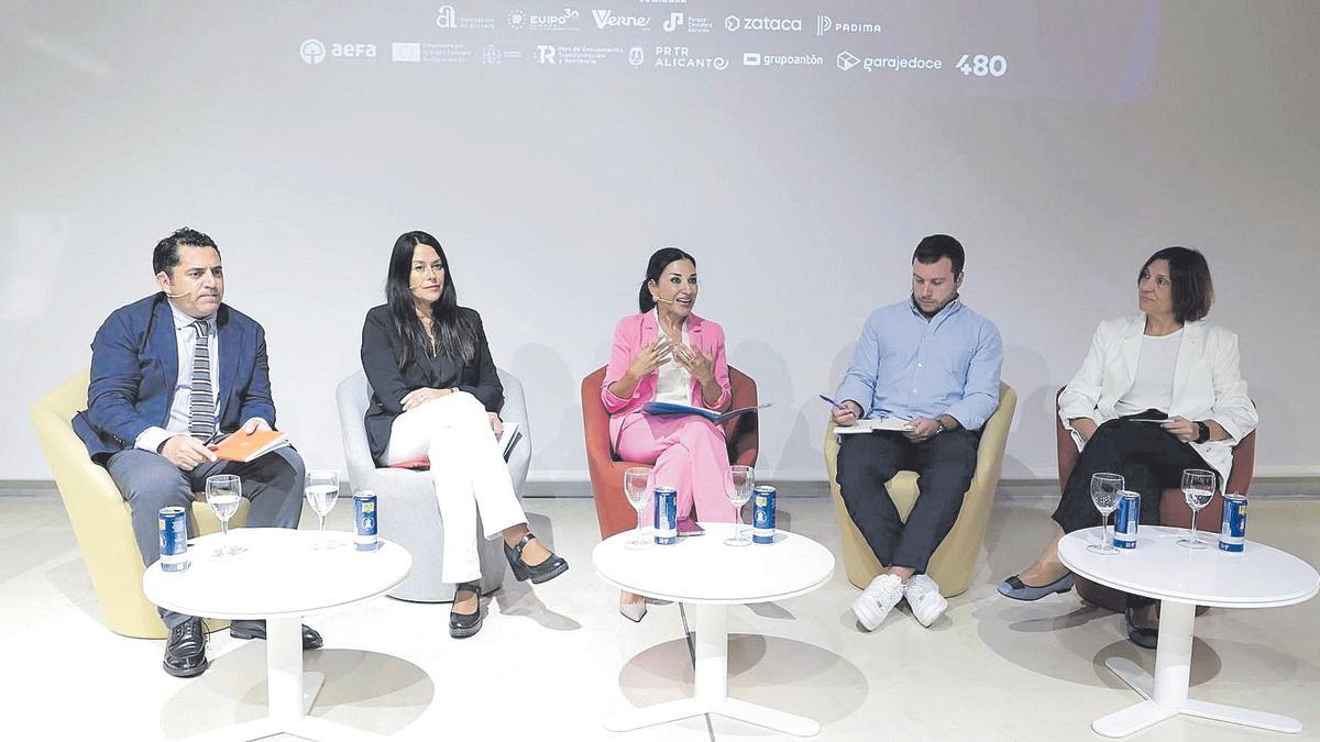 Un momento de la mesa celebrada en las instalaciones de la EUIPO.