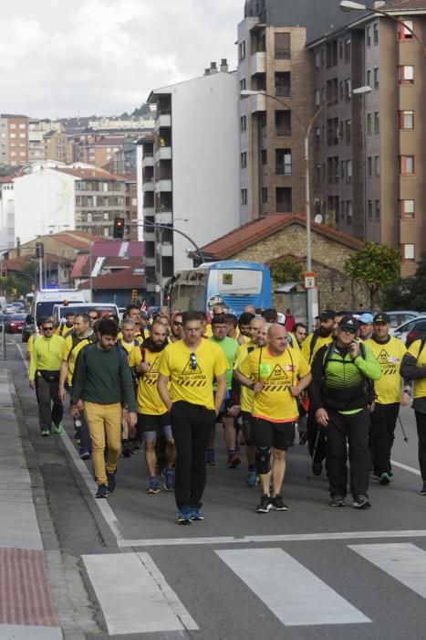 La "marcha del aluminio" de los trabajadores de Alcoa: Primera etapa