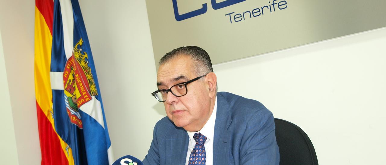 José Carlos Francisco, presidente de CEOE-Tenerife.