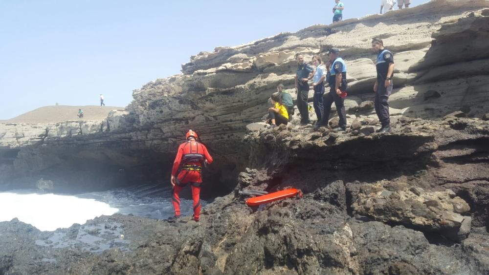 Rescate de un submarinista en Fuerteventura