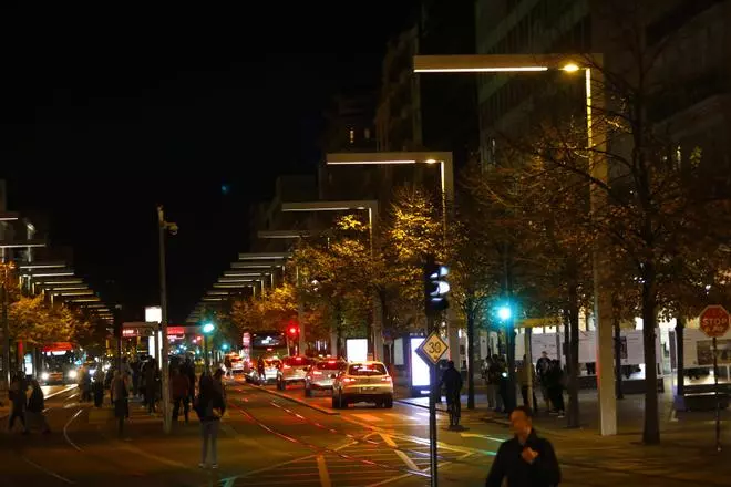 La iluminación del paseo Independencia se cambiará para reducir su consumo