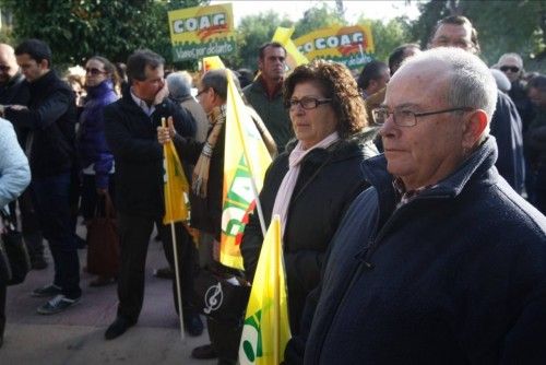 Protesta de agricultores y ganaderos de la comarca del Guadalentín