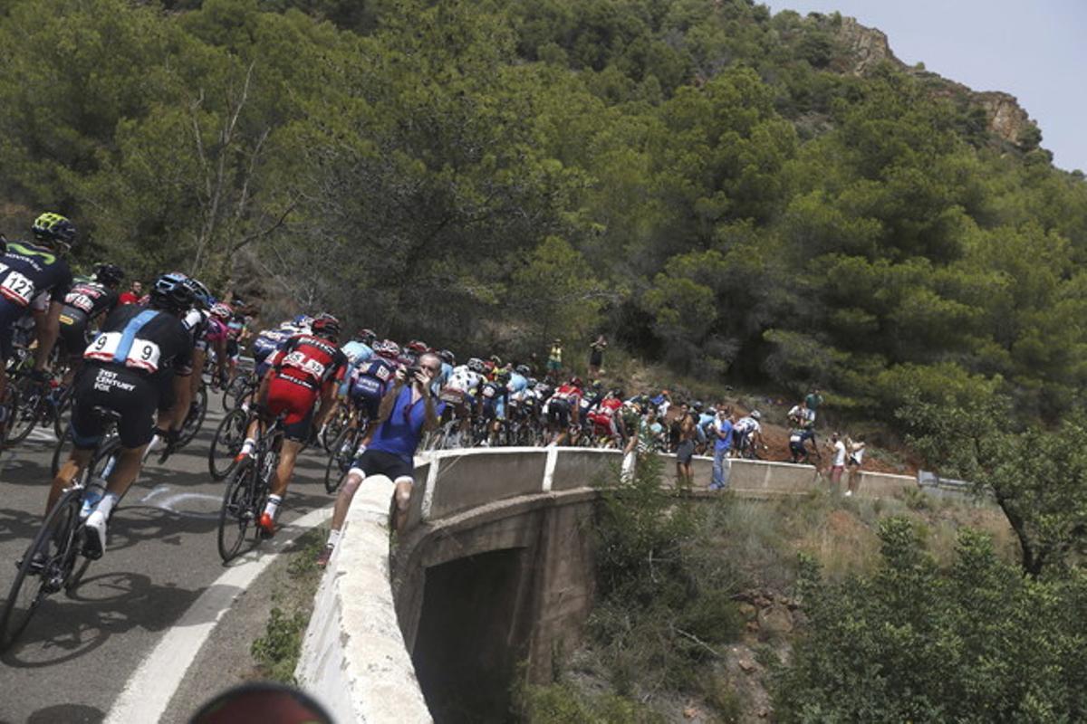 Las mejores imágenes de la etapa de la Vuelta Las mejores imágenes de la etapa de la Vuelta