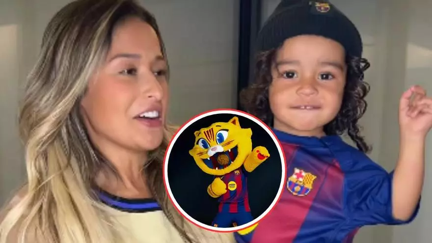 Así se preparan Taia Belloli y Gael para ir a ver a su 'pai' Raphinha al Spotify Camp Nou: "¿Estará CAT?"