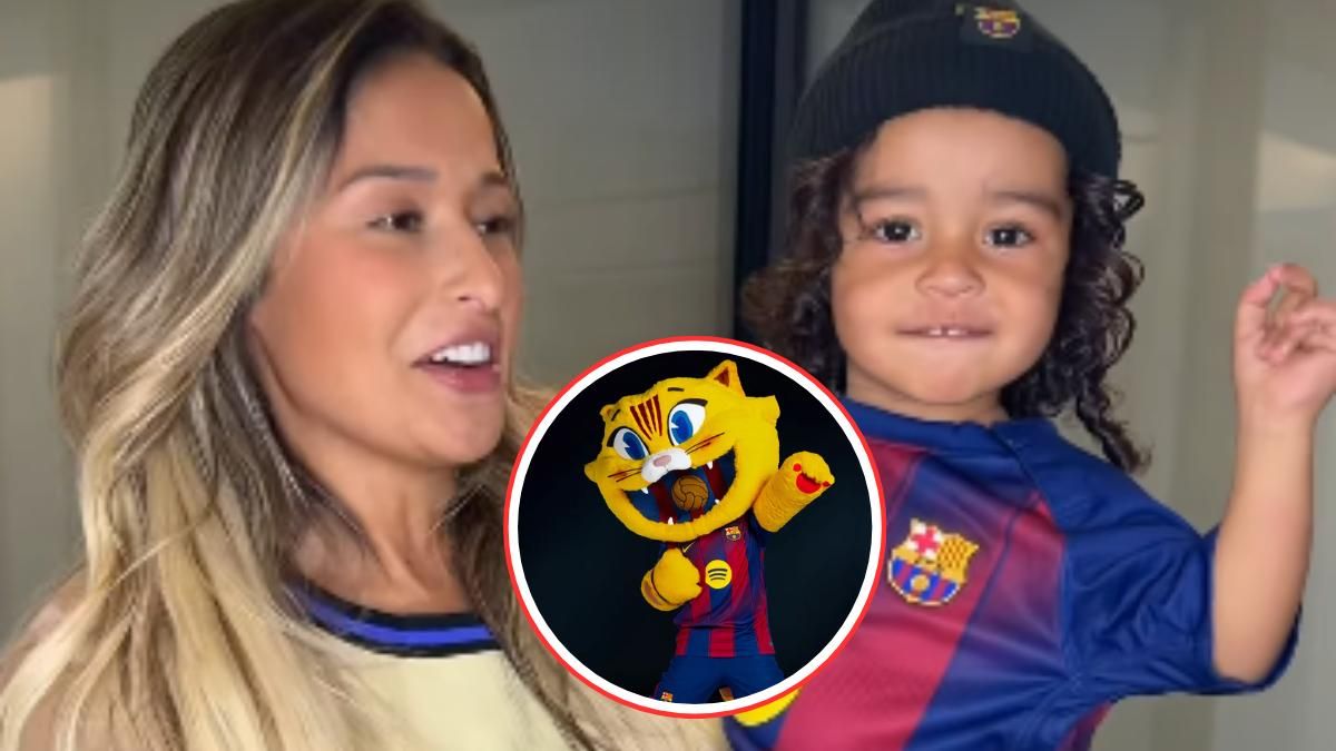 Así se preparan Taia Belloli y Gael para ir a ver a su 'pai' Raphinha al Spotify Camp Nou: "¿Estará CAT?"