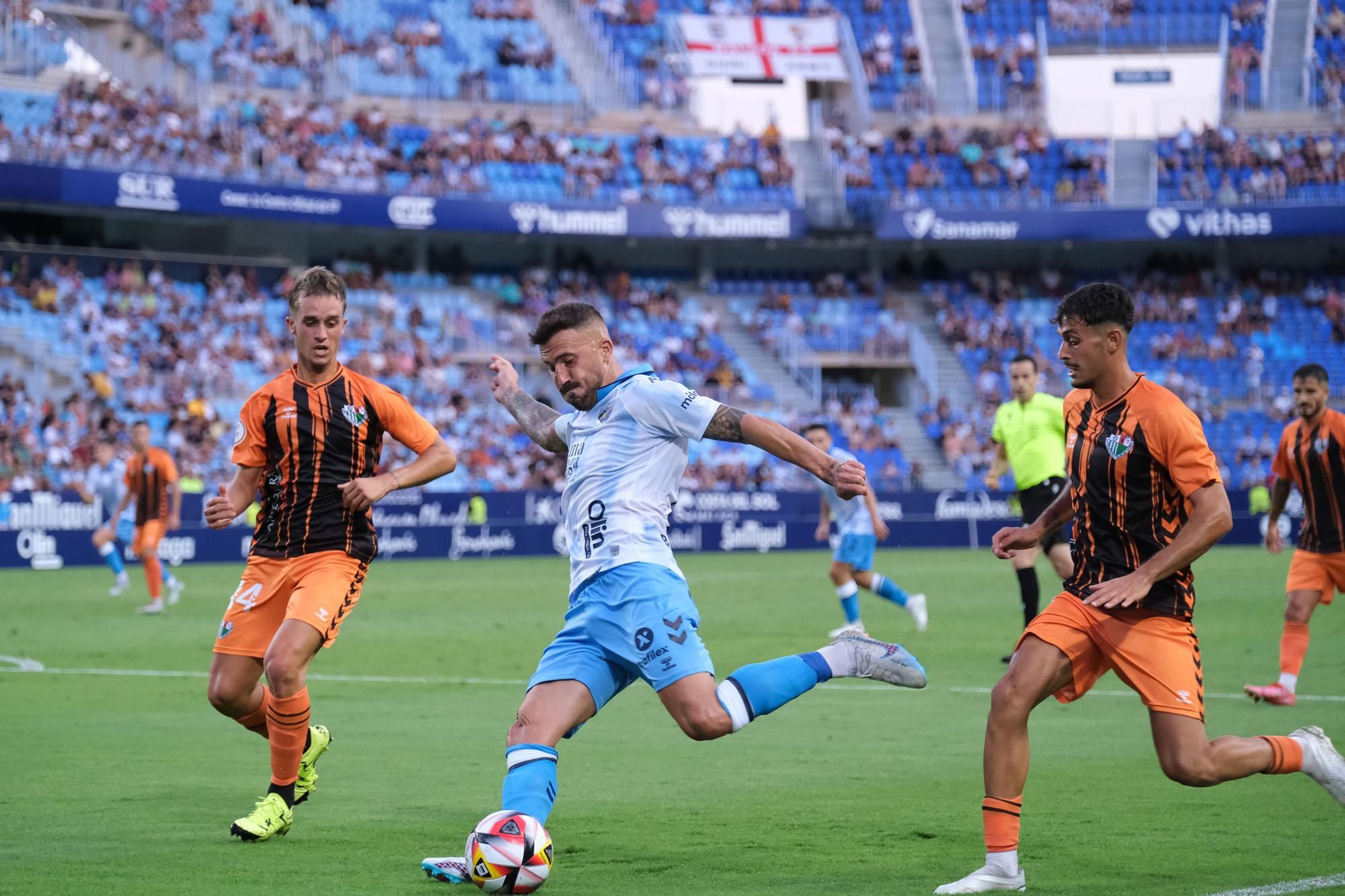 Málaga CF - Antequera CF: el Trofeo Costa del Sol, en imágenes