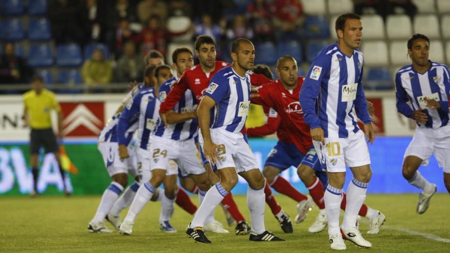 Imagen del último duelo entre Numancia y Málaga CF, del curso 2008/09.