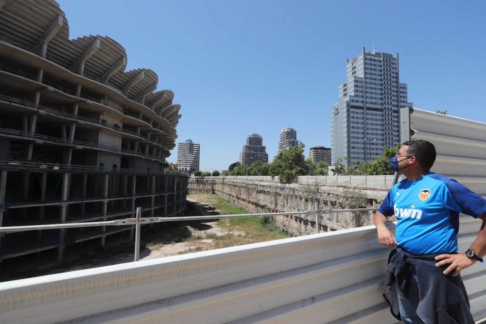 Las imágenes de las obras del nuevo Mestalla