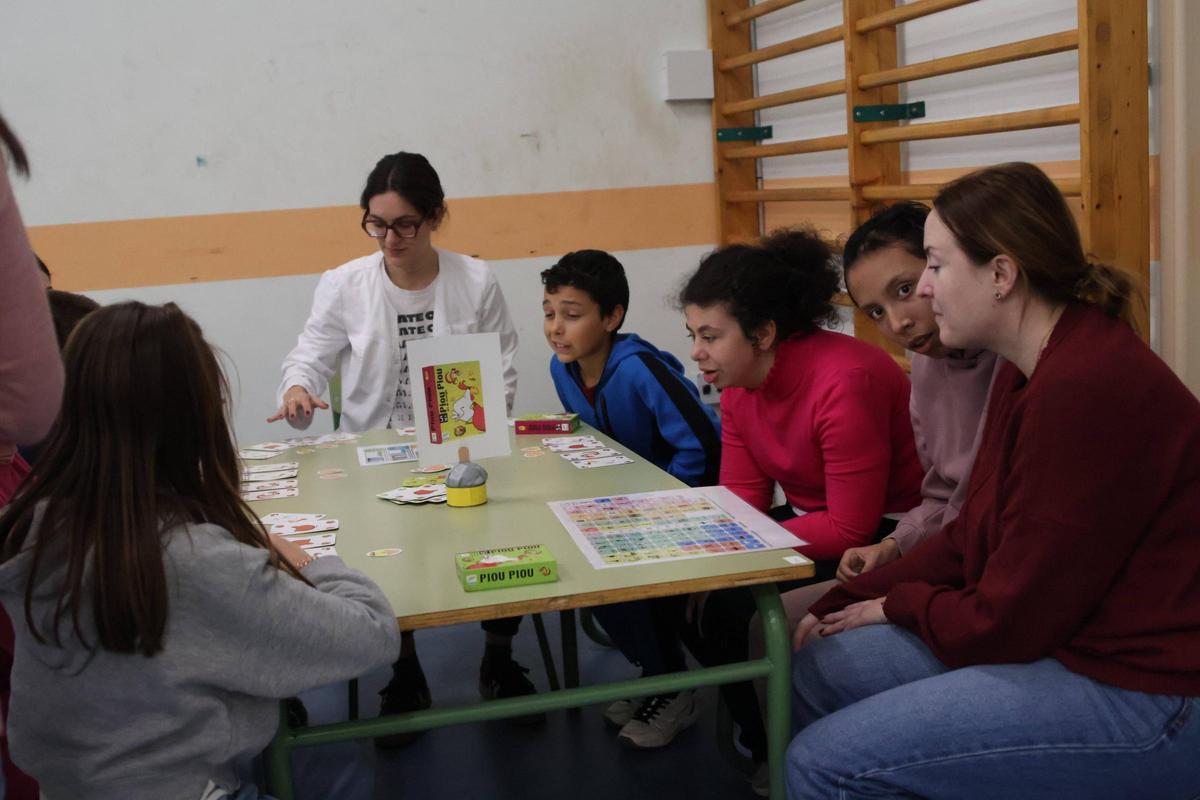 Una de las mesas de juego.