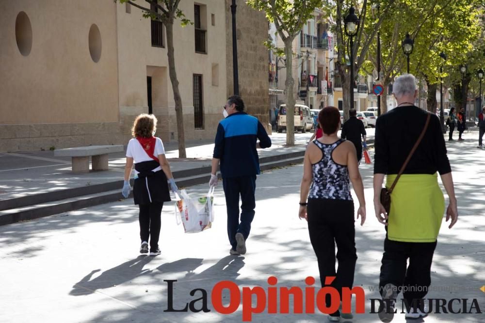 Desescalada en Caravaca: Los 'runners' se ataviaro