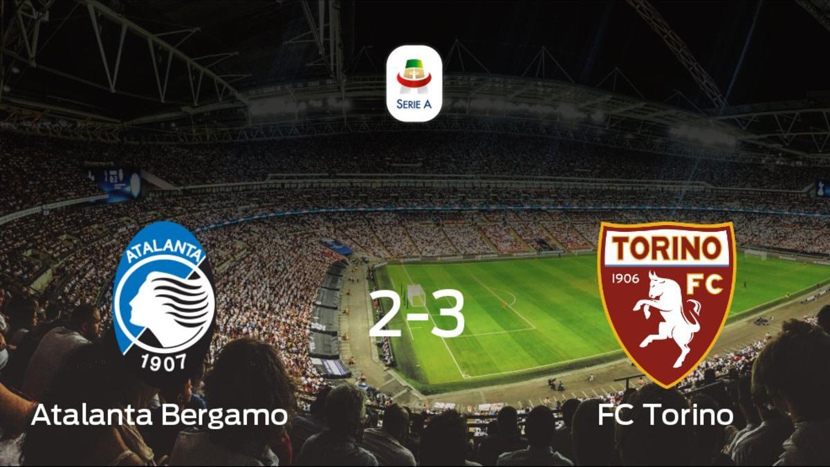 El Torino consigue los tres puntos después de vencer 2-3 al Atalanta