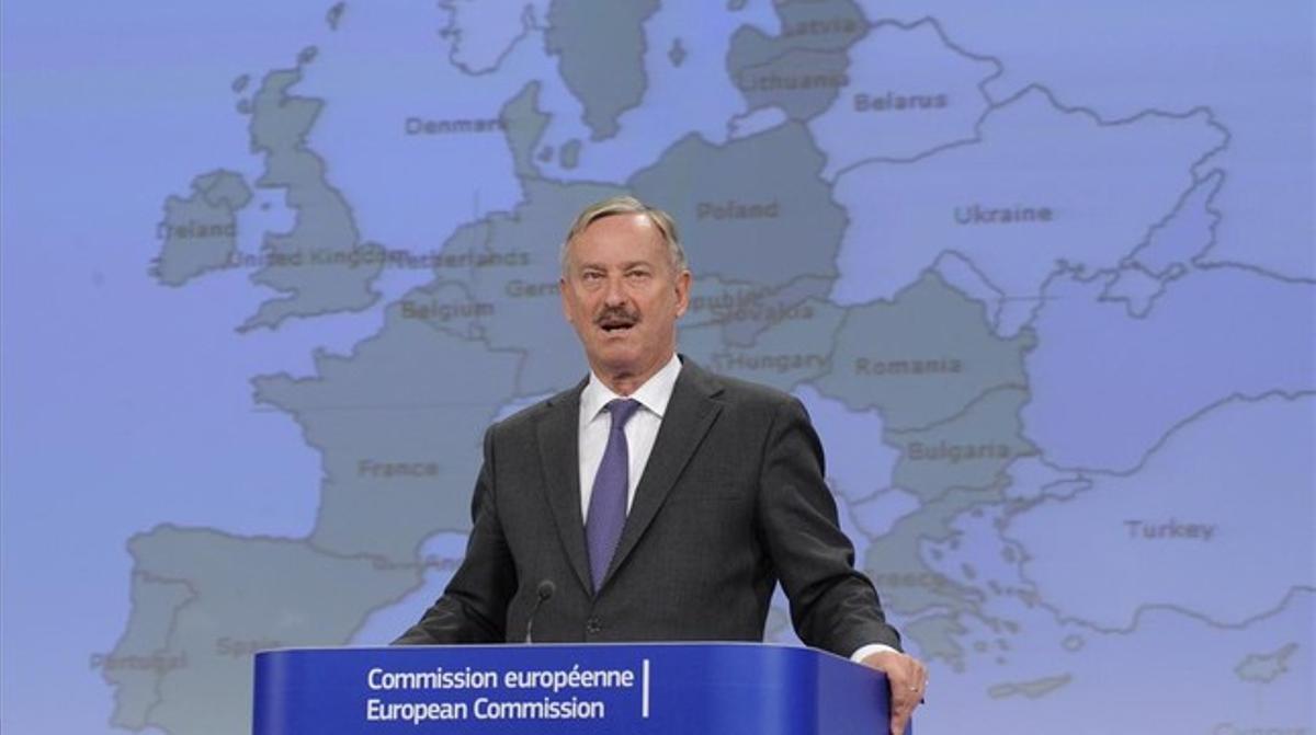 Siim Kallas, en la presentació de les previsions econòmiques de primavera de la Comissió Europea.